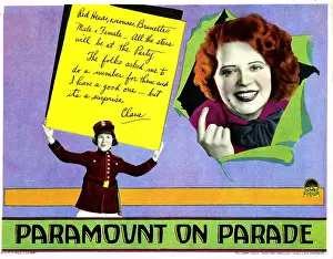 Note Prints: PARAMOUNT ON PARADE, from left, Mitzi Green, Clara Bow, 1930