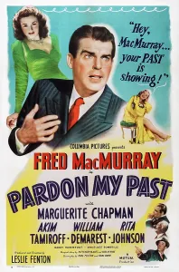 Demarest Prints: PARDON MY PAST, US poster art, top from left: Marguerite Chapman