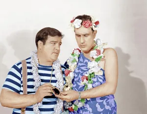 February Prints: PARDON MY SARONG, from left: Lou Costello, Bud Abbott, (aka Abbott and Costello), 1942