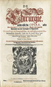 Fine Art Prints: PARE, Ambroise (1509-1590). 'De Chirurgie' (On Surgery)