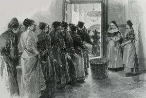Colorscene Prints: Paris (1902). Women's prison of Saint Lazare