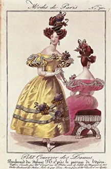 Iber1405nophotog Prints: Paris fashion. Illustrations of the magazine 'Modes de Paris