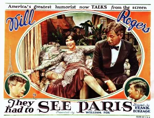 Images Dated 8th October 2013: THEY HAD TO SEE PARIS, US lobbycard