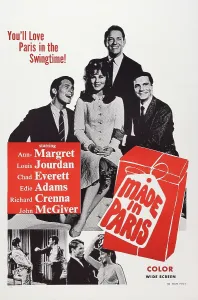 1966 Movies Prints: MADE IN PARIS, US poster art, from left: Chad Everett