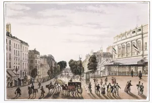 Museology Prints: Paris. Street. Engraving. SPAIN