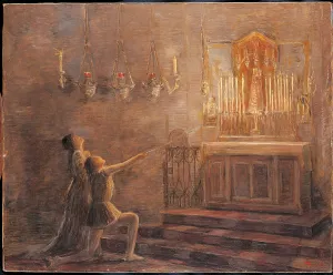 Togetherness Prints: Parisina Ugo and Parisina in the Pavilion in Loreto (The Offering of the Sword)