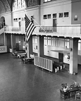 Room Prints: The Passenger Room of the main building on Ellis Island