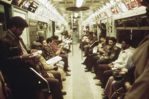 2011 Prints: Passengers on the New York City Subway. May 1973