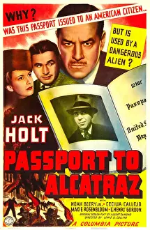 Prison Prints: PASSPORT TO ALCATRAZ, US poster