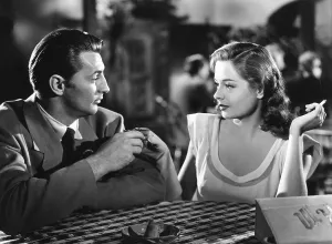 Images Dated 12th December 2013: OUT OF THE PAST, from left, Robert Mitchum, Jane Greer, 1947