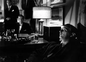 Valentine Prints: OUT OF THE PAST, Paul Valentine, Kirk Douglas, Robert Mitchum, 1947