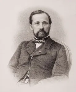 Chemist Prints: PASTEUR, Louis (1822-1895). Litography
