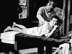 Talking On Phone Prints: PAT AND MIKE, Spencer Tracy, Katharine Hepburn, 1952