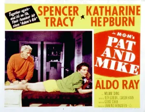 Bare Legs Prints: PAT AND MIKE, Spencer Tracy, Katharine Hepburn, 1952