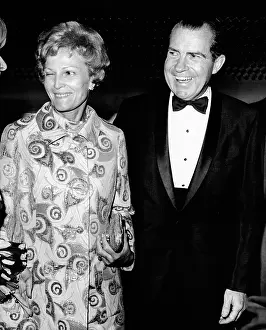 Prints: Pat Nixon winks at a friend. She and her husband