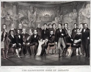 Ireland Prints: Patriotic Irish-American print (ca)
