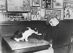 Bars Prints: A patron of Sammy's Bowery Follies