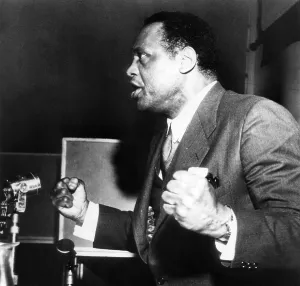 Communist Prints: Paul Robeson addresses the Communist-sponsored World Congress of the Partisans of Peace
