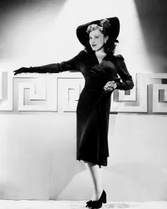 Picture Hat Prints: Paulette Goddard, ca. mid-1940s