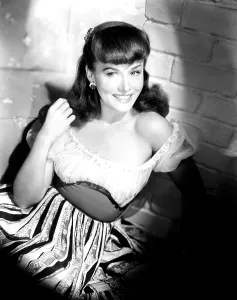 Peasant Blouse Prints: Paulette Goddard, ca. mid-1940s