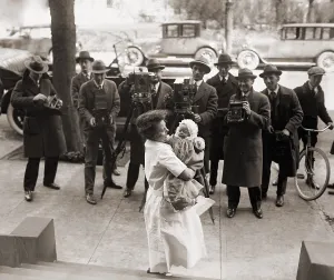 First Family Prints: Paulina Longworth, daughter of Alice Roosevelt Longworth with her baby by her lover