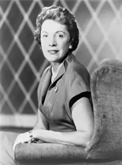 Pauline Prints: Pauline Frederick (1906-1990), was one of the first prominent women television news correspondent in the 1950s