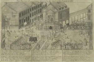 1760s Prints: The Paxton Expedition, Inscribed to the Author of the Farce