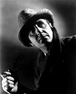 Falcondvd36 Prints: THE PEARL OF DEATH, Basil Rathbone, 1944