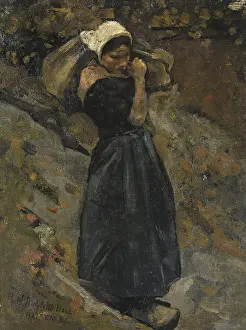 Labor Prints: A Peasant Woman Carrying a Sack