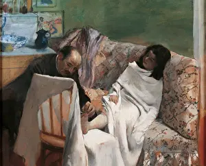 Sofa Prints: The Pedicure, by Edgar Degas, 1873
