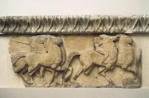 Marble Prints: Pediment and frieze from the treasury of the Siphnians