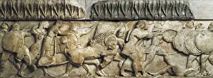 Marble Prints: Pediment and frieze from the treasury of the Siphnians