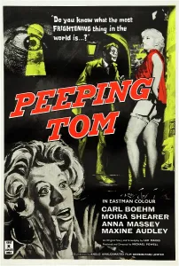 Jb20dec10 Prints: PEEPING TOM, British poster, 1960