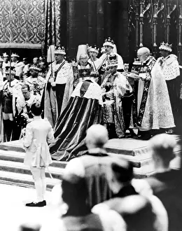 Ceremonial Prints: Peers, present in Westminster Abbey