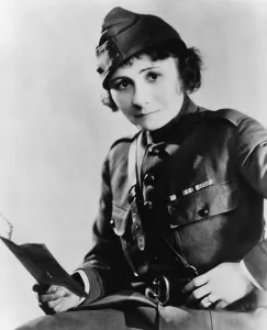 Hull Prints: Peggy Hull, in military uniform in 1931