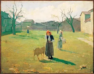 Verism Prints: Pellizza da Volpedo Giuseppe, Prato Cassanini (The Betrayed Woman)
