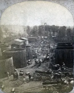 Extraction Prints: The Pennsylvania oil region. The United States Well at Pithole