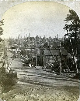 Extraction Prints: The Pennsylvania oil region. West side of Triumph Hill
