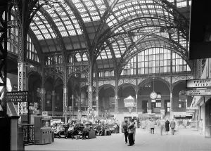 Train Station Prints: Pennsylvania Station, interior, New York City, circa 1962