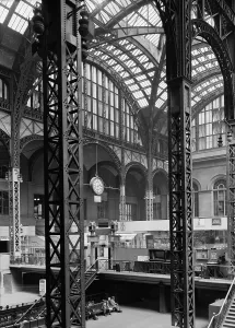 Train Station Prints: Pennsylvania Station, interior, New York City, circa 1962