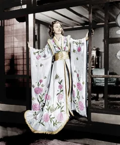 Embroidered Prints: PENNY SERENADE, Irene Dunne, 1941