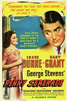 1941 Movies Prints: PENNY SERENADE, US poster art, from left: Irene Dunne, Cary Grant, 1941