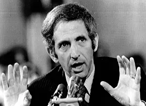 Hands Up Prints: Former Pentagon Papers Defendant Daniel Ellsberg appearing before Senate Government and Judiciary subcommittees