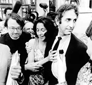 Crowd Prints: Pentagon Papers Defendant Daniel Ellsberg and wife Patricia
