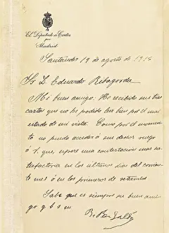 Benito 1843 1920 Prints: PEREZ GALDOS, Benito (1843-1920)