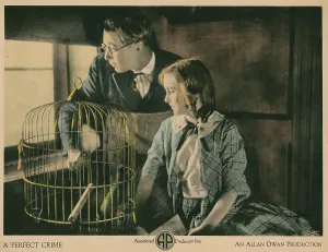 Bird Prints: A PERFECT CRIME, lobbycard, from left: Monte Blue, Carole Lombard, 1921