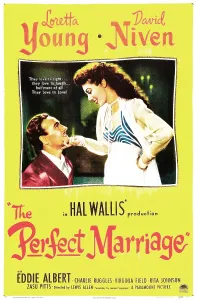 Niven Prints: THE PERFECT MARRIAGE, US poster, David Niven, Loretta Young, 1946
