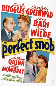 Finger Pointing Prints: THE PERFECT SNOB, US poster art