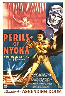 Clayton Prints: PERILS OF NYOKA, top from left: Kay Aldridge