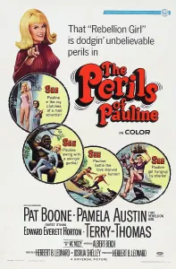 Pamela Prints: THE PERILS OF PAULINE, Pamela Austin on poster art, 1967